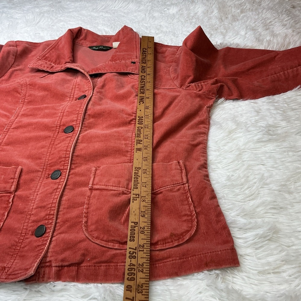 Eddie Bauer Women's Long Sleeve Large Petite Corduroy outdoor outfitter Jacket - Picture 5 of 9